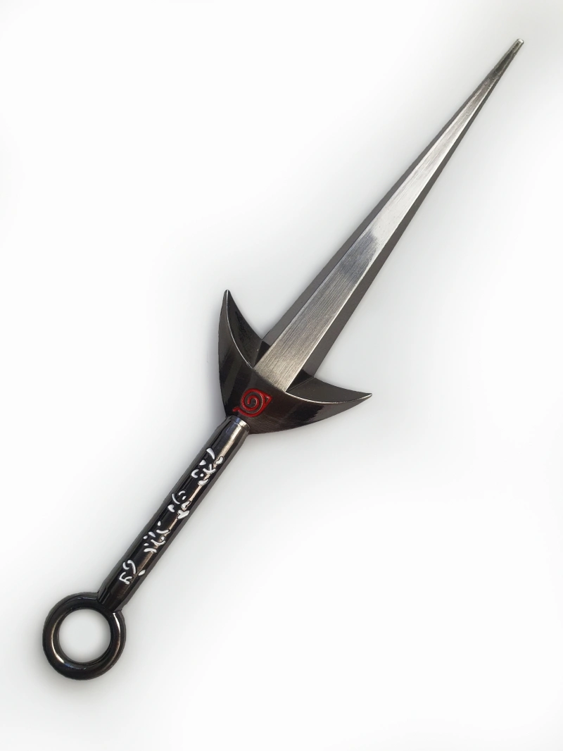 kunai minato yondaime en metal v1 noir