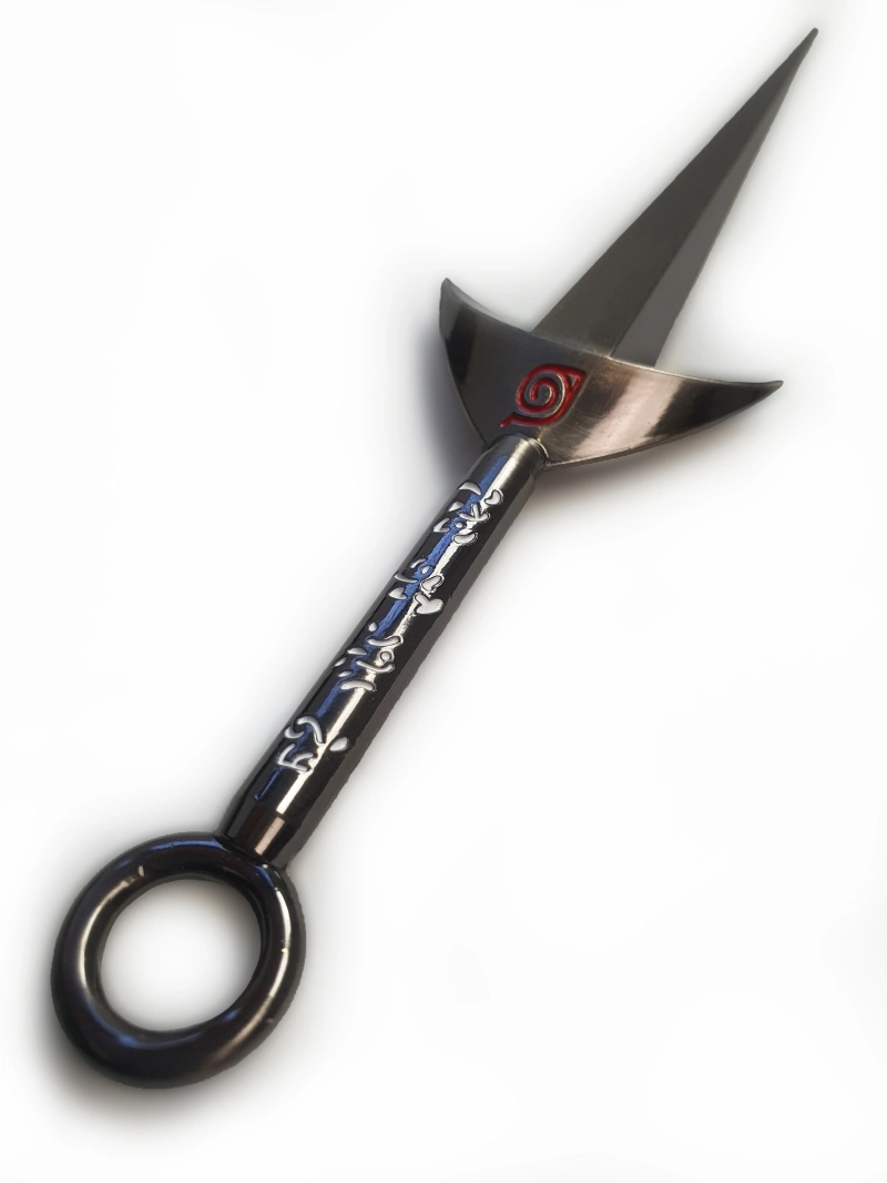 kunai minato yondaime en metal v1 noir