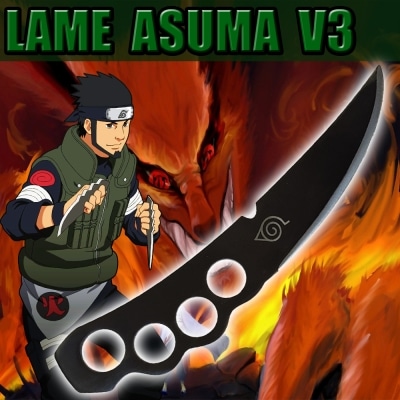 la lame d'asuma version noire v3