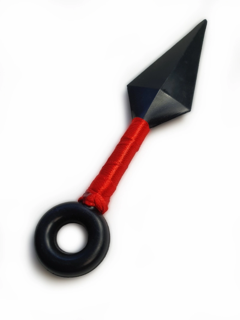 petit kunai plastique rouge