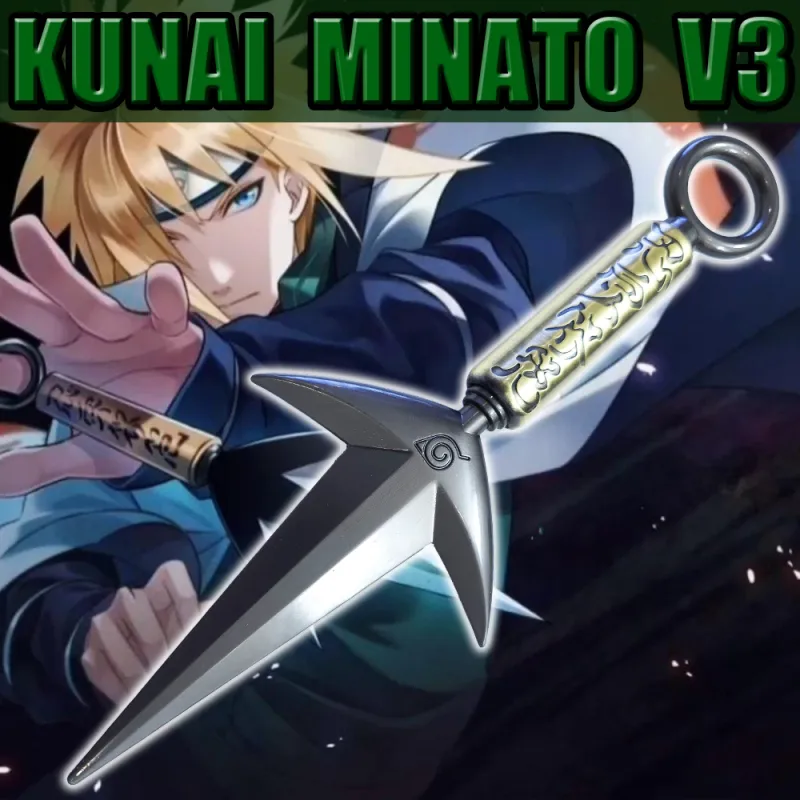 kunai minato yondaime en metal v3 or