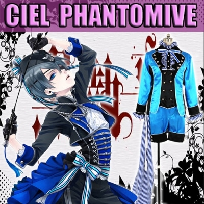 cosplay black butler ciel bleu