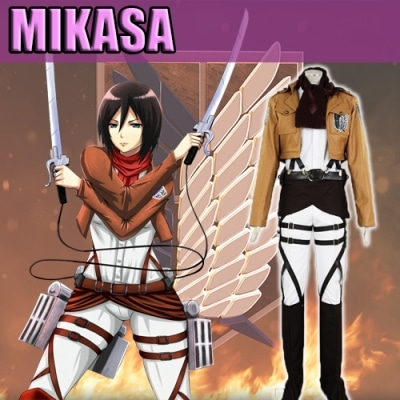 cosplay mikasa ackerman dans attaque des titans