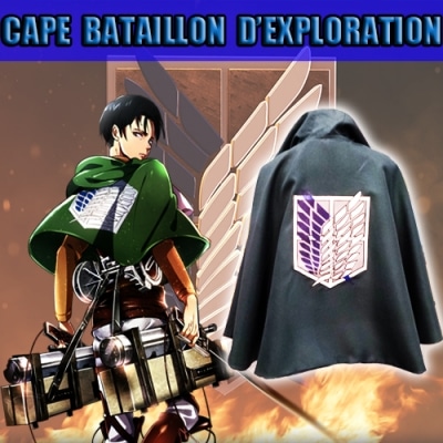 cape du bataillon d'exploration dans attaque des titans