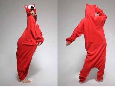 kigurumi renard rouge