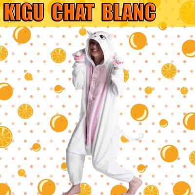 kigurumi chat blanc