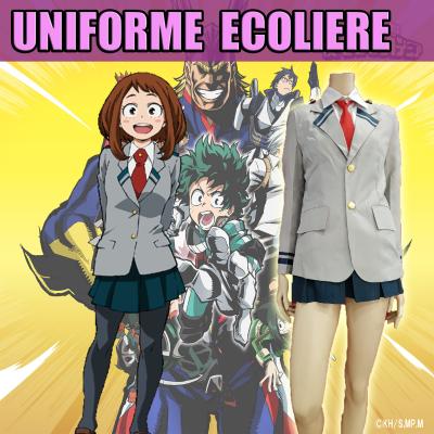 cosplay ecoliere dans my hero academia