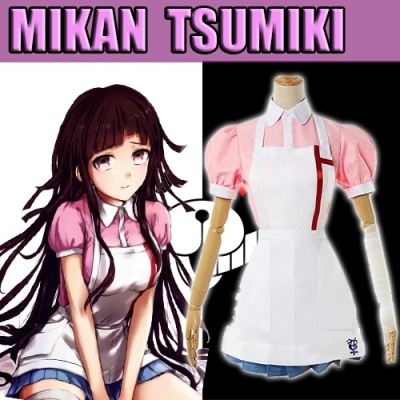 cosplay de mikan tsumiki dans danganronpa