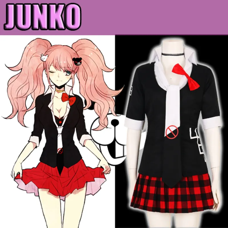 cosplay de junko enoshima dans danganronpa