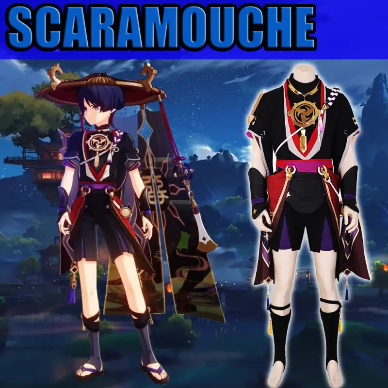 cosplay scaramouche de genshin impact