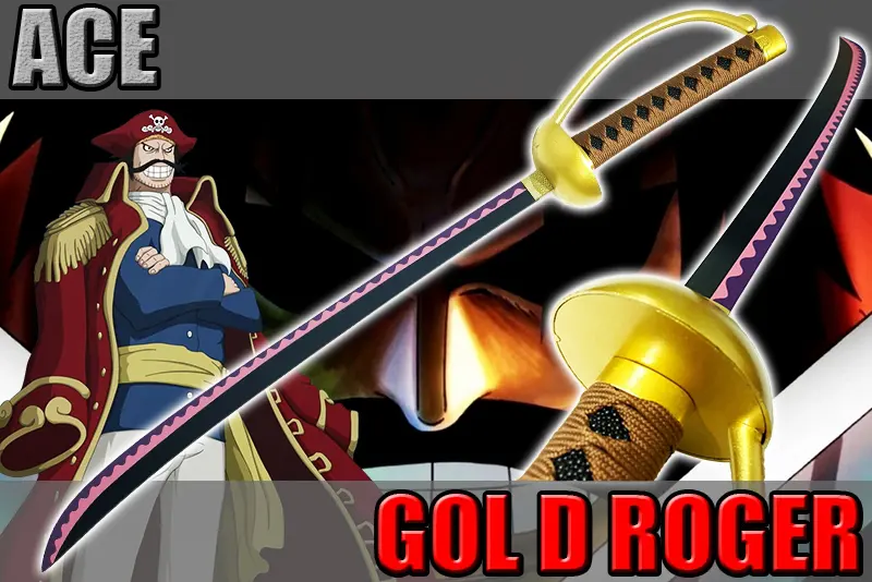 Epee ace de gold roger dans one piece