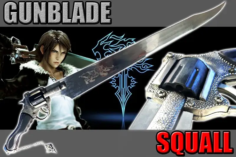 gunblade de squall dans FFVIII