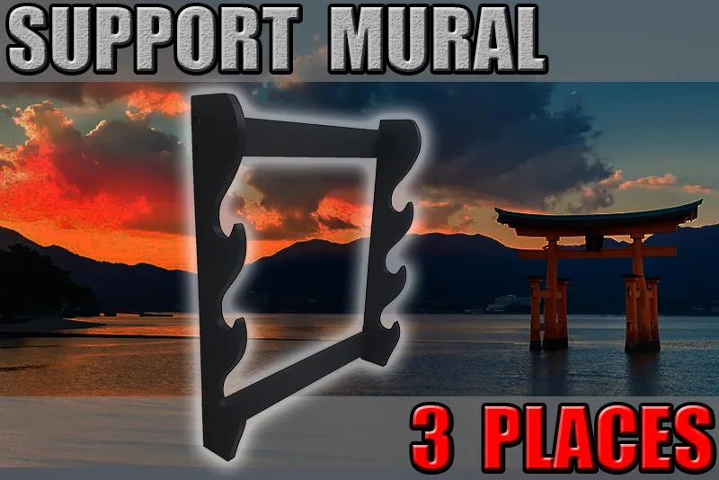 Katana support (mural) 3 pcs