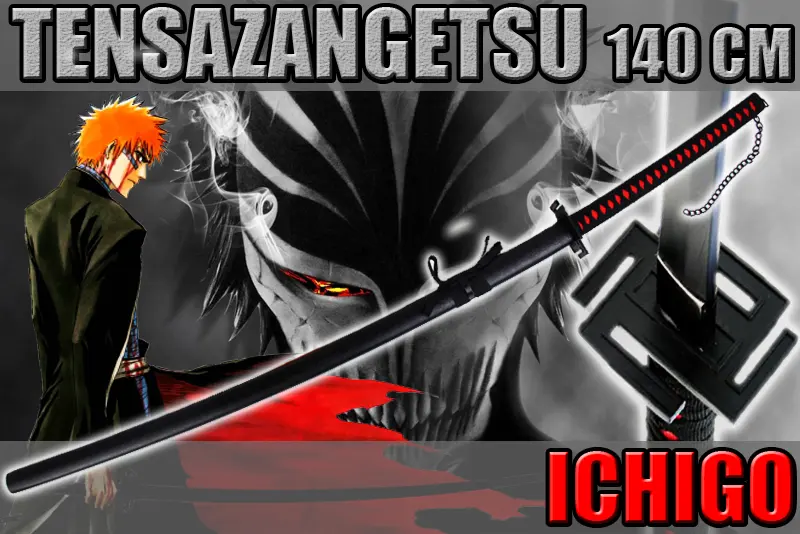 katana ichigo tensa zangetsu 1er bankai 140 cm