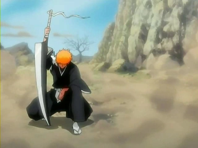 katana ichigo zangetsu le 1er shikai