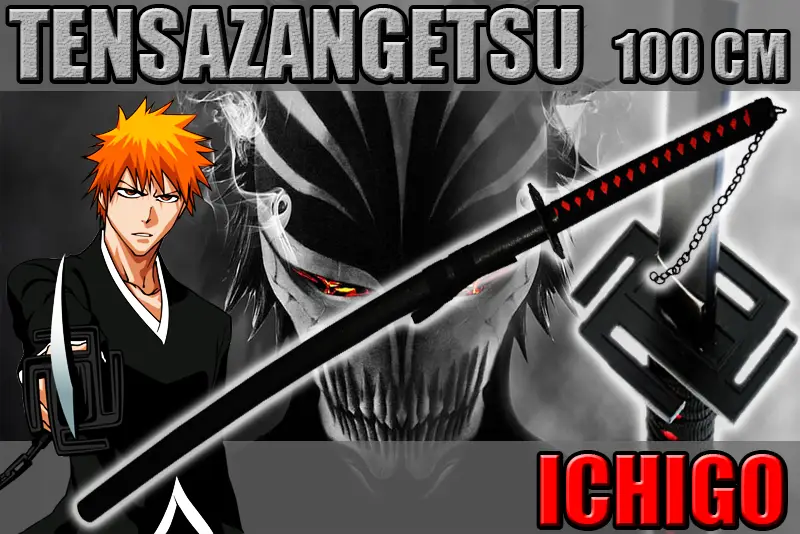 katana ichigo tensa zangetsu 1er bankai 100 cm