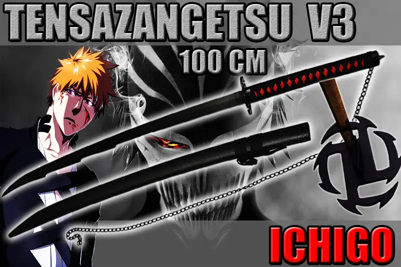 katana ichigo tensazangetsu 3eme bankai 100 cm