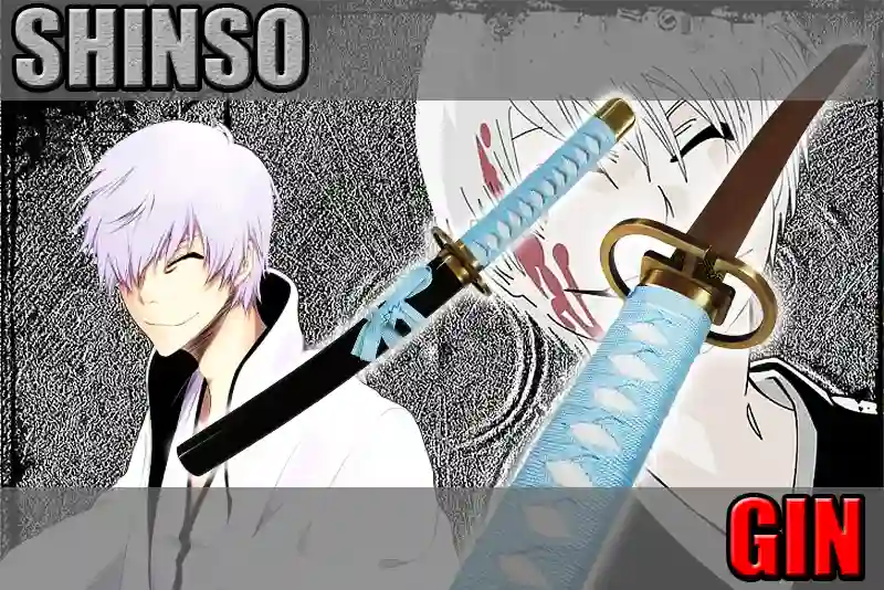 katana shinso de gin en version courte