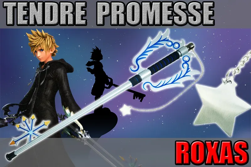 keyblade tendre promesse oathkeeper de roxas kingdom hearts