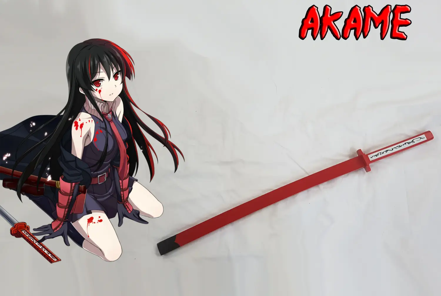 akame dans akame ga kill en bois