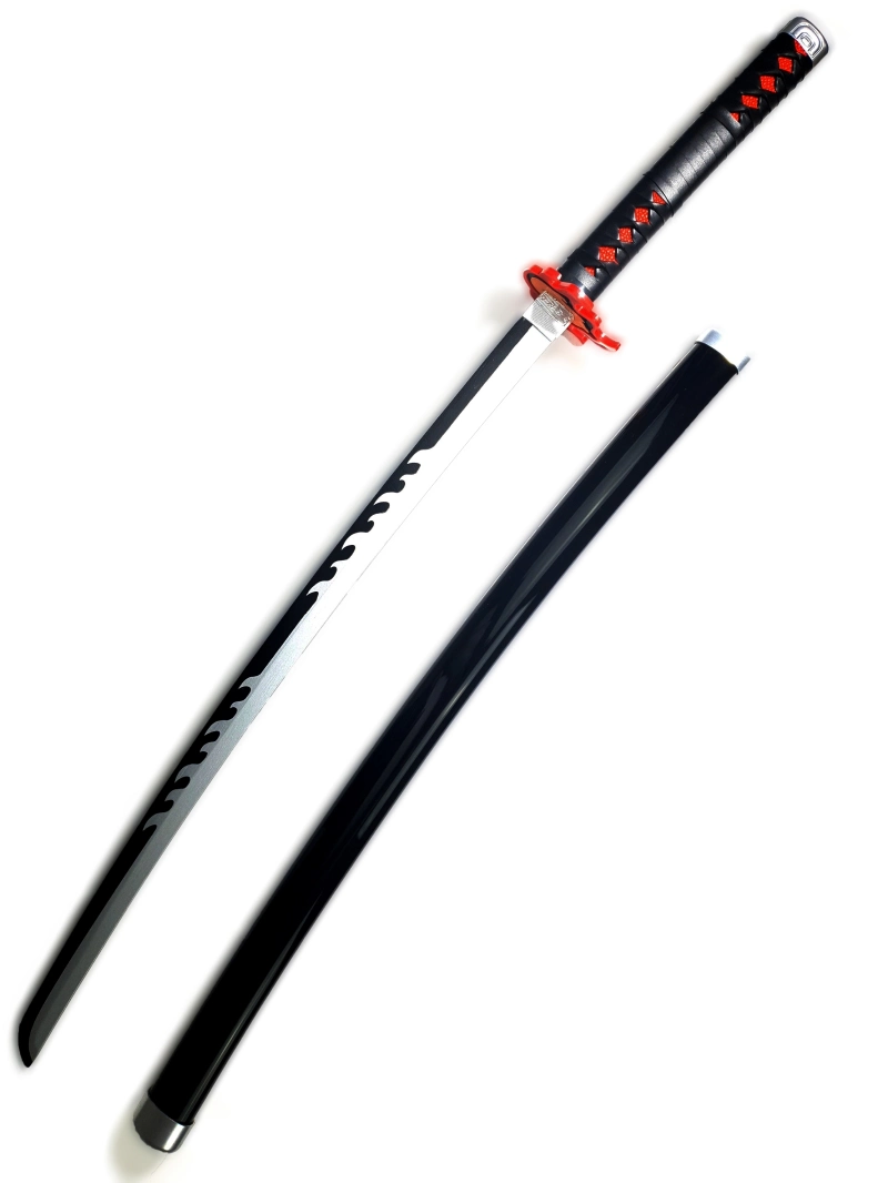 katana de tanjiro v2 en bois dans demon slayer