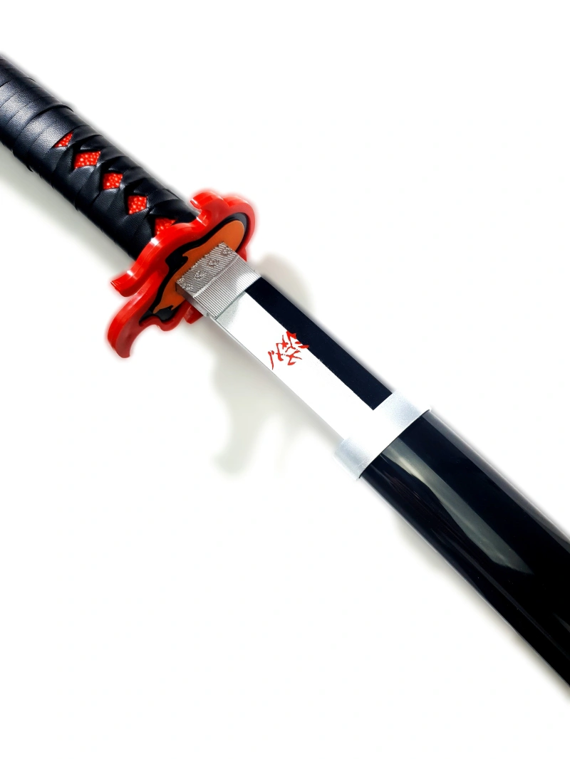 Katana de tanjiro en bois dans demon slayer