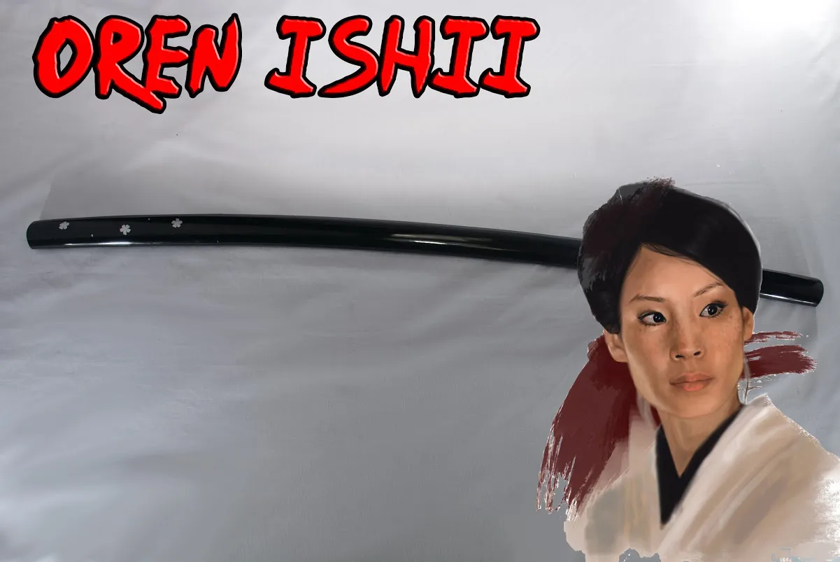 katana de o-ren ishii dans kill bill