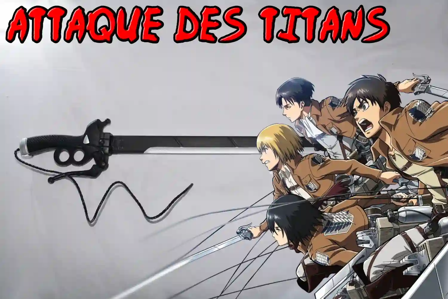 epee attaque des titans en mousse