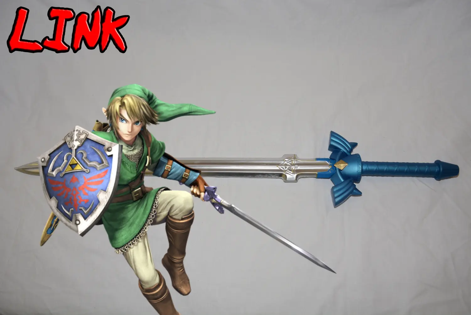 epee de link bleu ciel en mousse