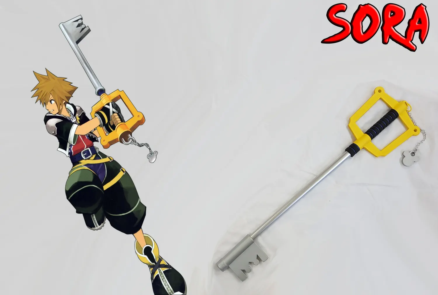 keyblade de sora en mousse