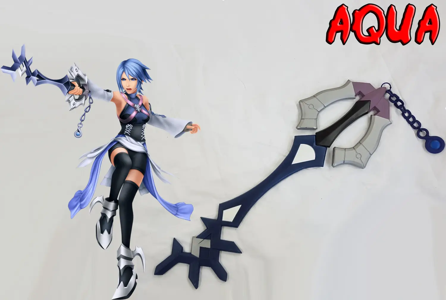 keyblade aqua rainfall en mousse