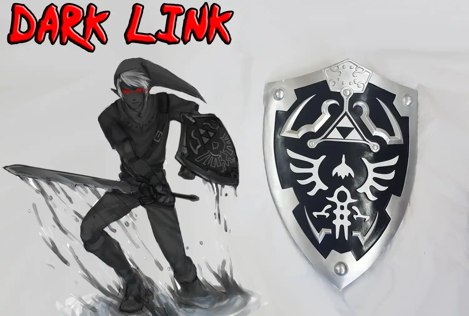 bouclier de dark link dans zelda