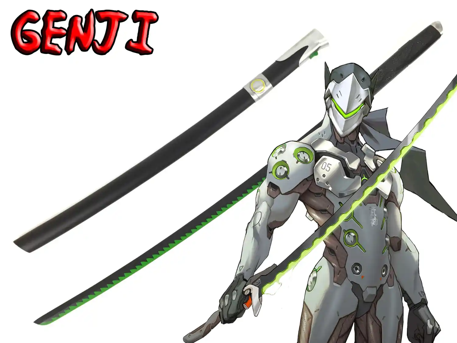 genji overwatch katana long