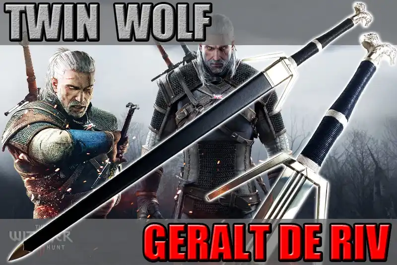 épée the witcher 3 twin wolf