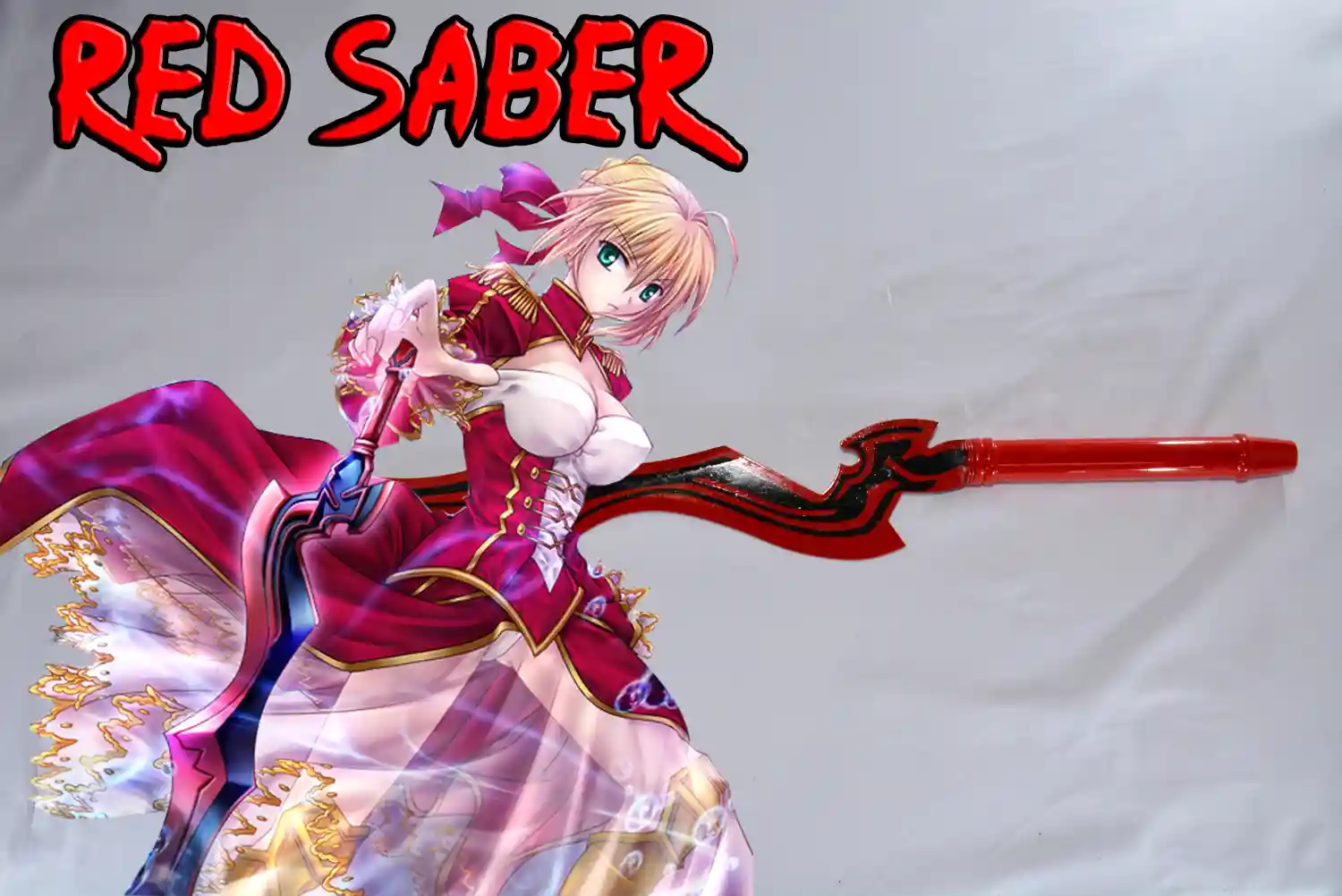 épée de red saber dans fate stay night