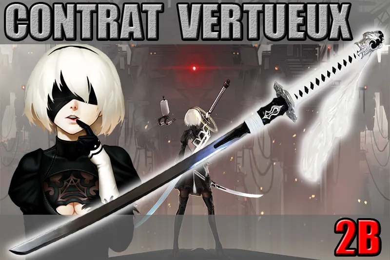 katana 2B dans nier automata