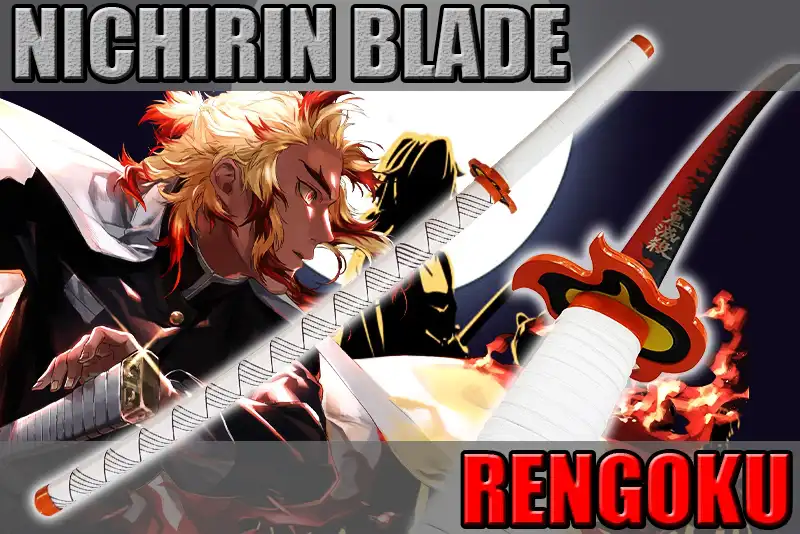 katana de rengoku kyoujurou dans demon slayer