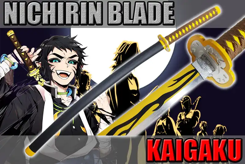 katana de kaigaku dans demon slayer