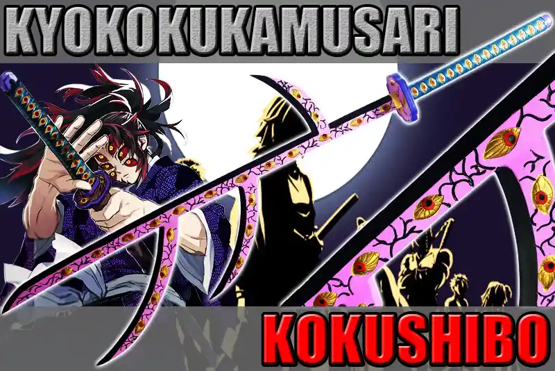 katana kyokokukamusari de kokushibo dans demon slayer