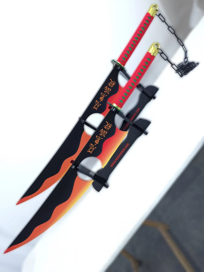 paire de katana tengen taille reel