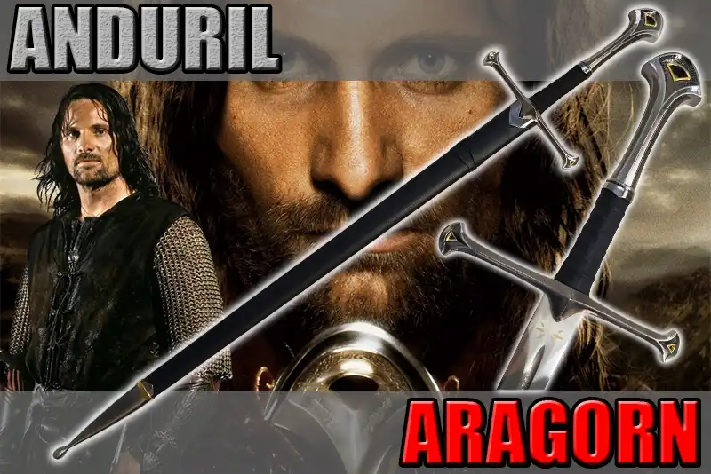 ÉPÉE ARAGORN ANDURIL DANS LE SEIGNEUR DES ANNEAUX