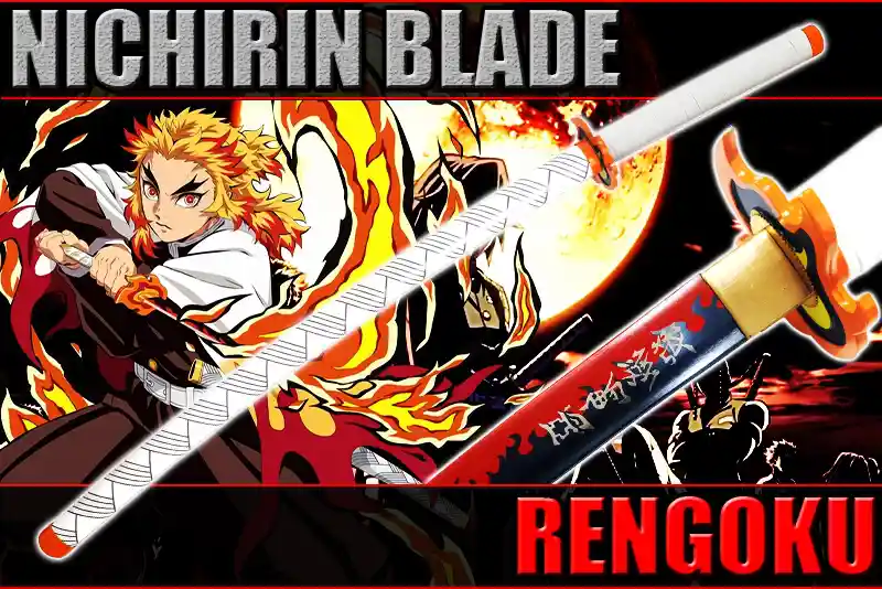 katana de rengoku kyoujurou dans demon slayer lame coupante