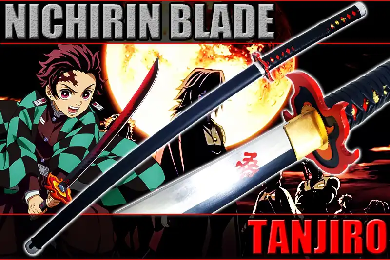 katana tanjiro kamado dans demon slayer v2 lame coupante