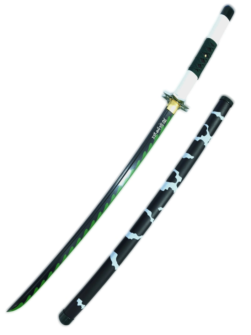 katana de sanemi dans demon slayer lame coupante