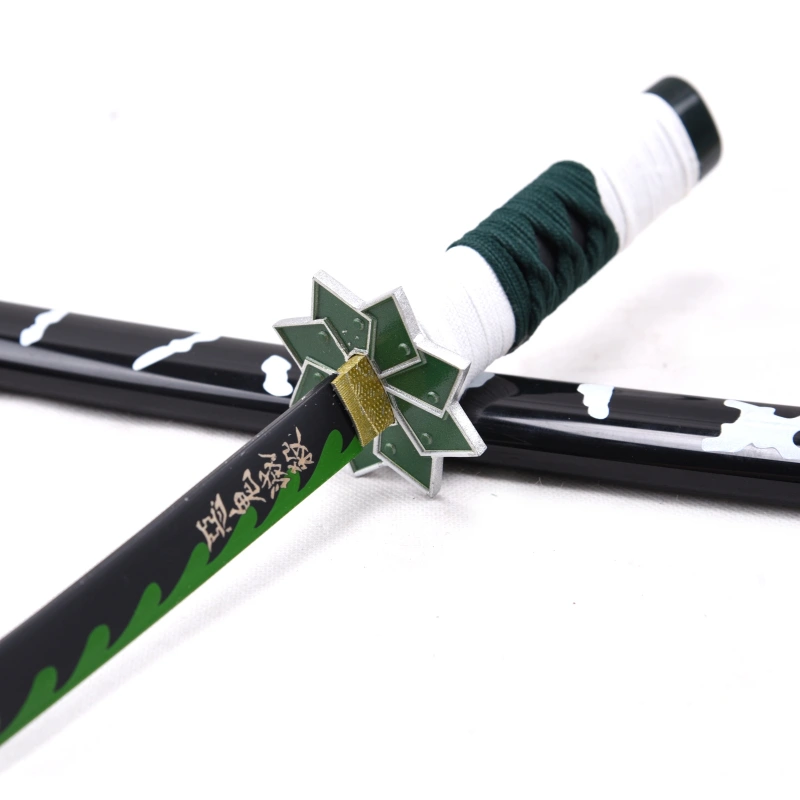 tanto sanemi shinazugawa dans demon slayer avec support