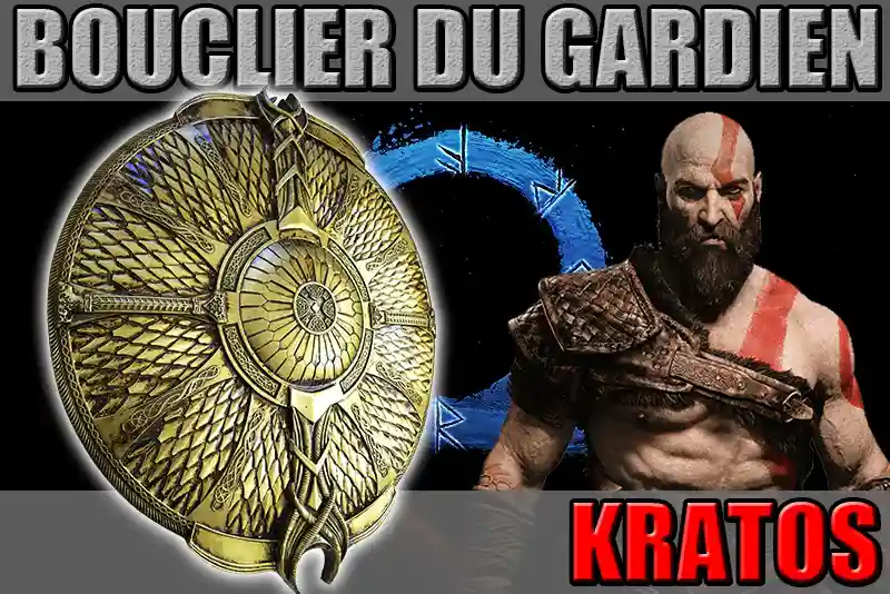 bouclier du gardien de kratos dans gow ragnarok