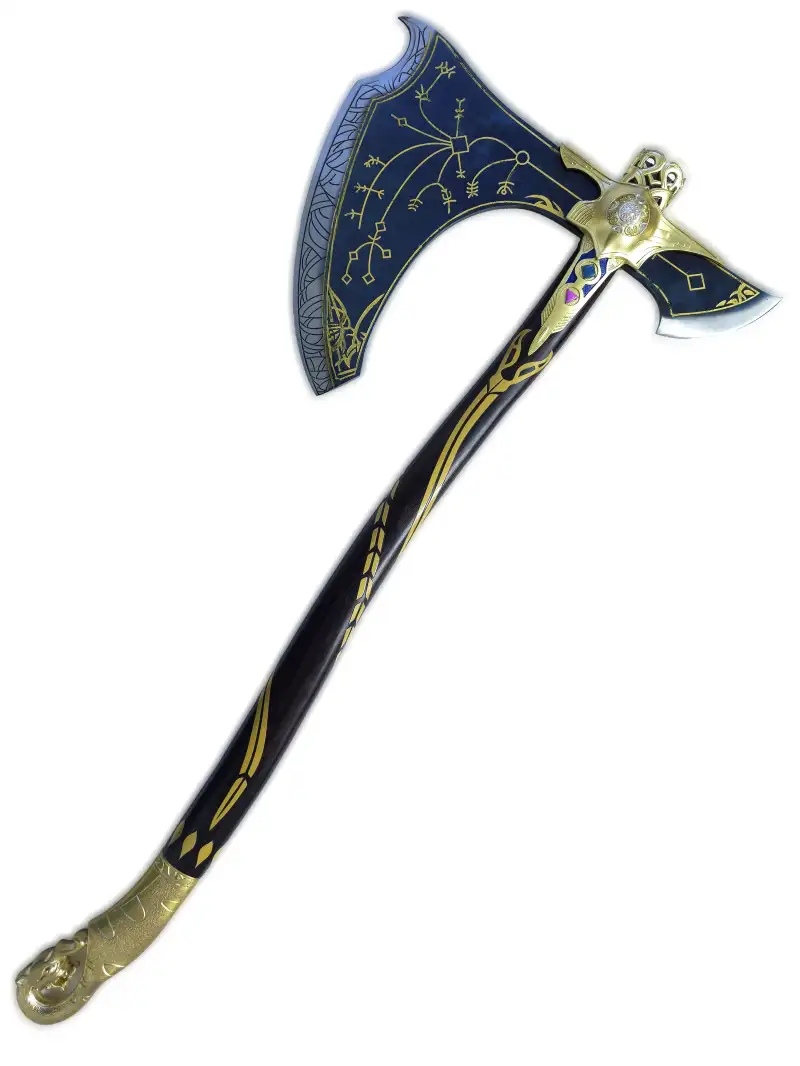 hache leviathan kratos god of war ragnarok metal v2