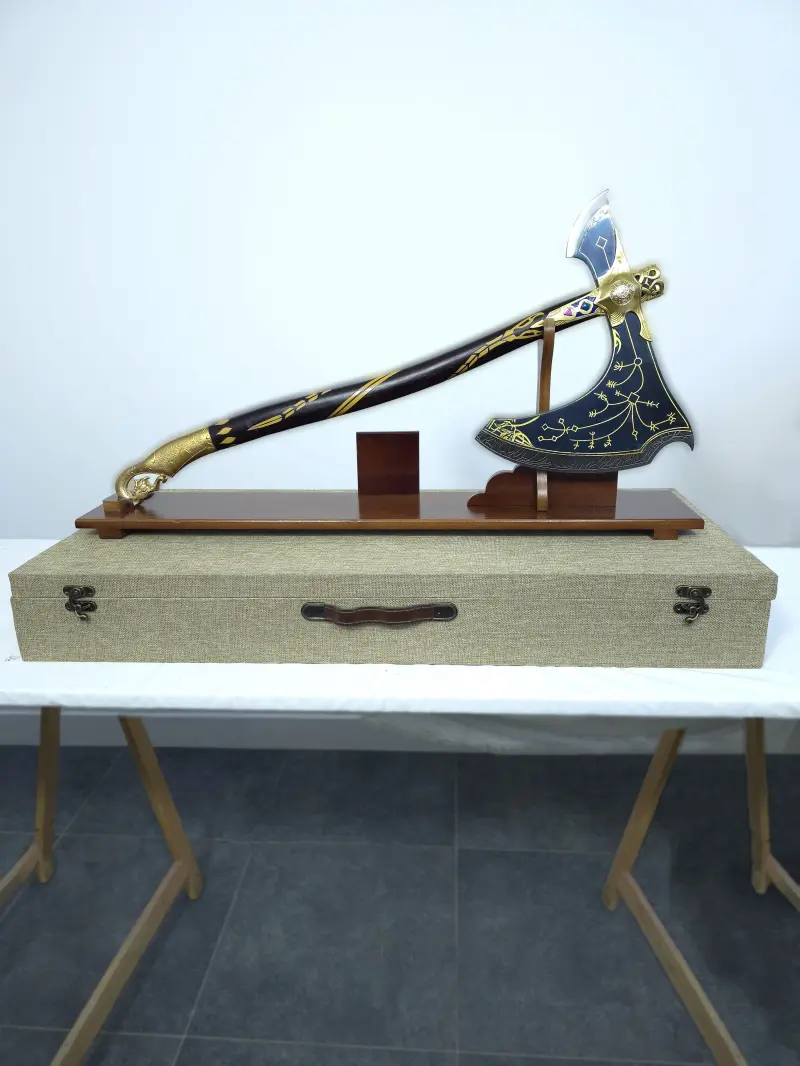 hache leviathan kratos god of war ragnarok metal v2