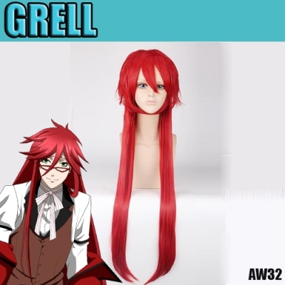 perruque black butler grell aw32