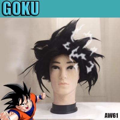 perruque dragon ball sangoku noir aw61